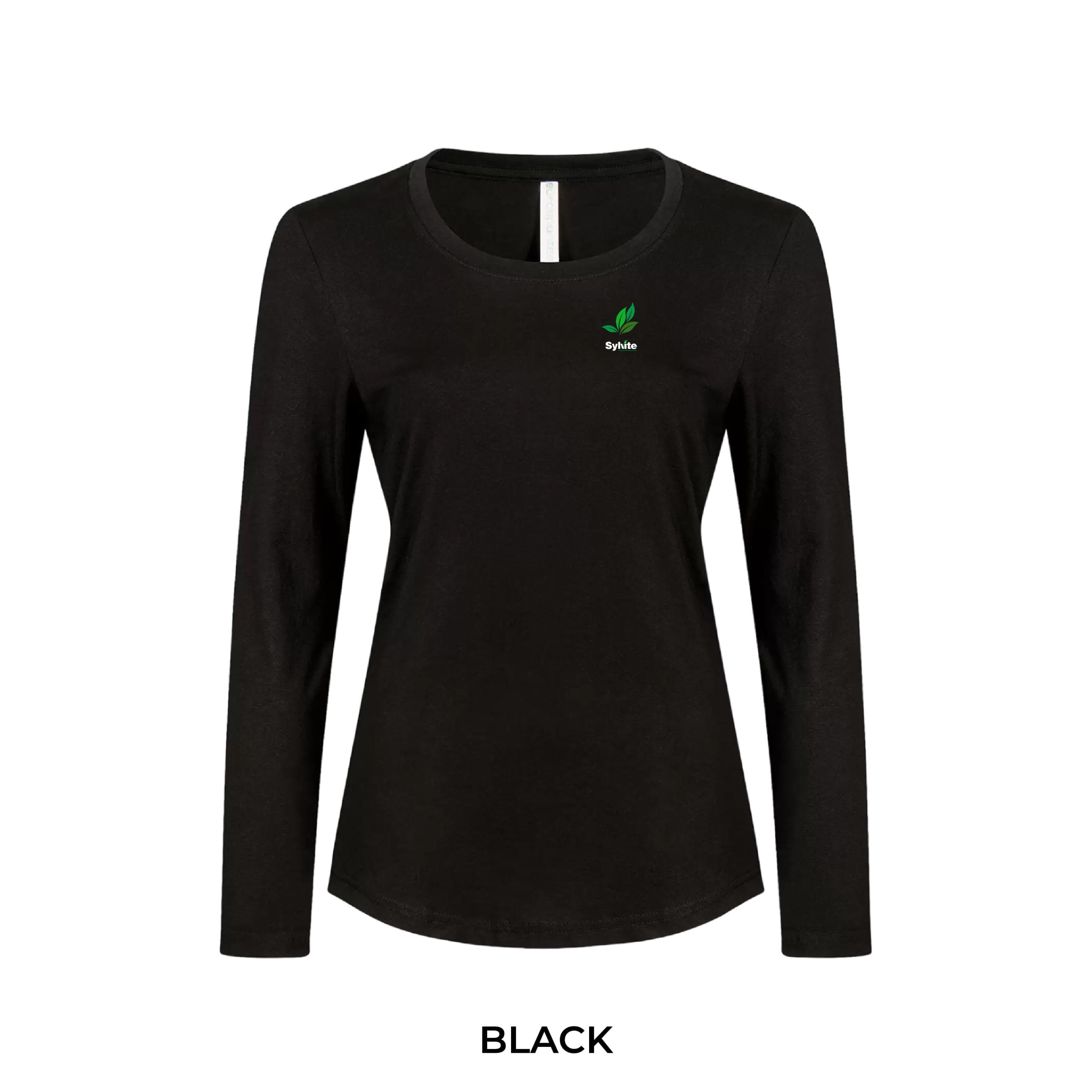Ladies Eurospun Ring Spun Long Sleeve Tee - Image 3