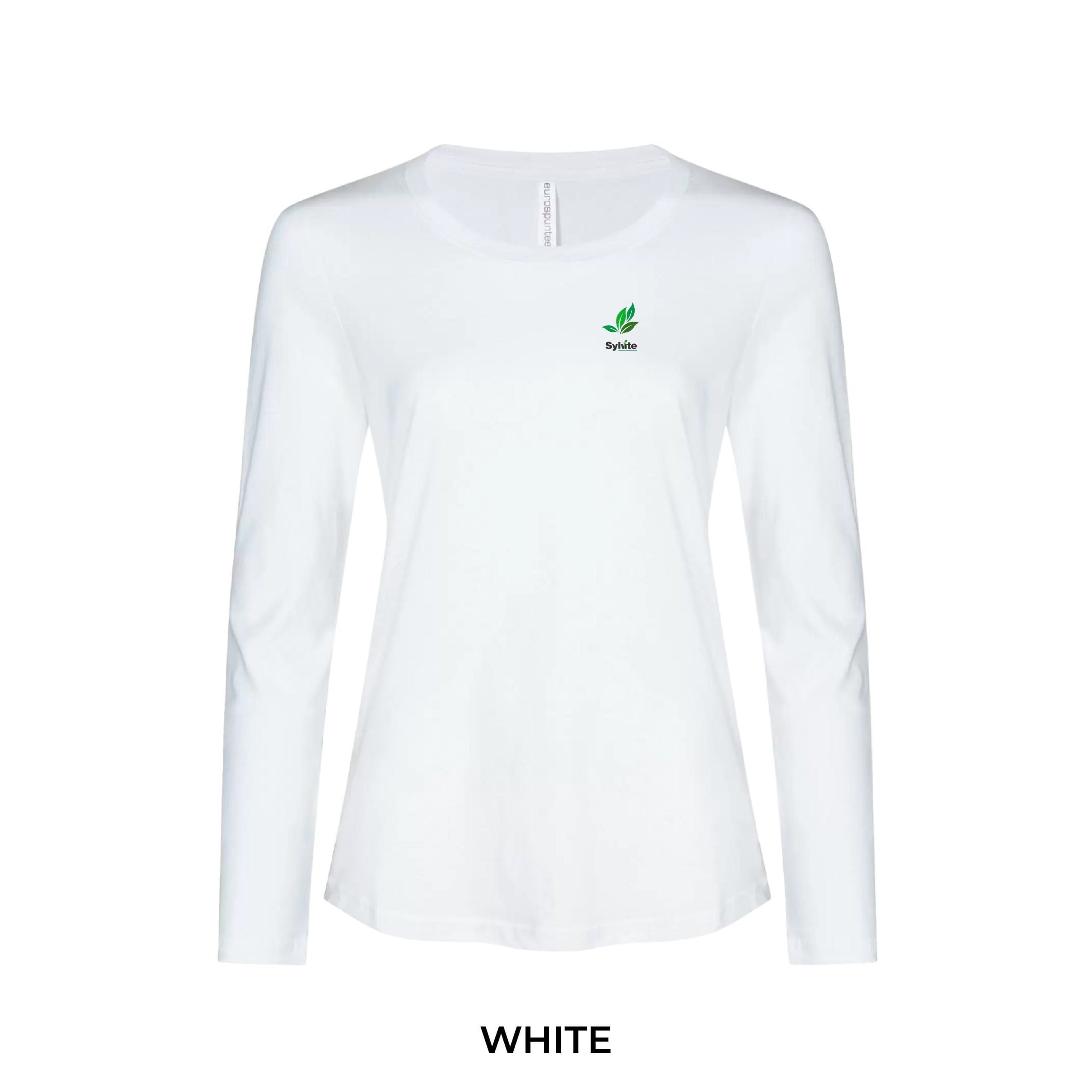 Ladies Eurospun Ring Spun Long Sleeve Tee - Image 2